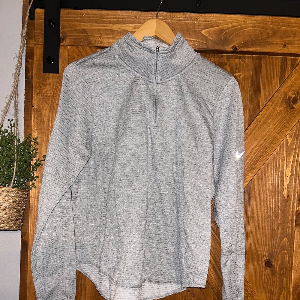 Nike dri-fit thermal cold weather running quarter zip